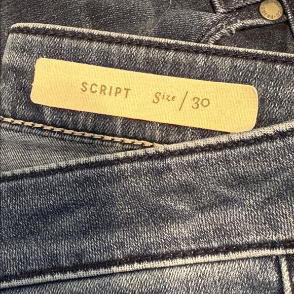 Pilcro and the Letterpress Script High Rise Skinny Jeans 30 - Picture 10 of 10